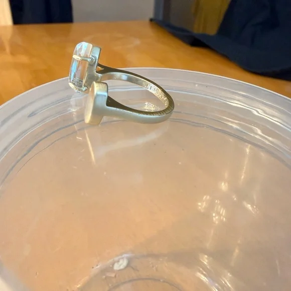 Kendra Scott Iridescent Stone Silver Cuff Watch - Picture 5 of 5